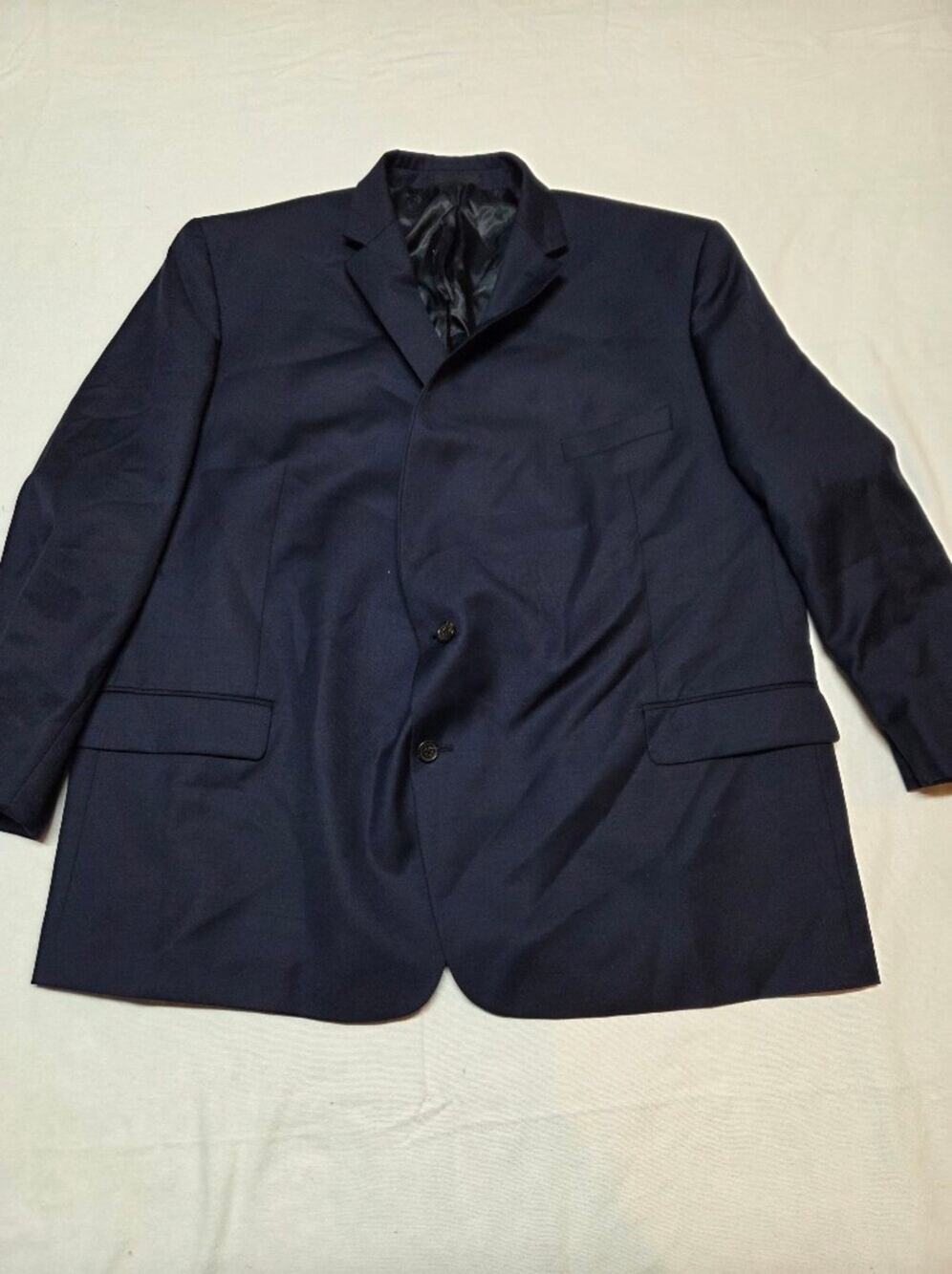 Ralph Lauren Navy Blazer Men's Two-Button Sport Coat 50R